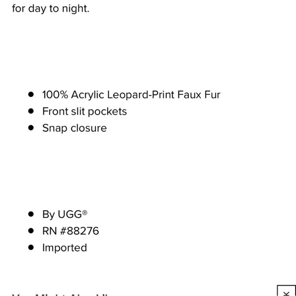 NWOT Brand New beautiful “UGG” trench style coat. - Picture 3 of 4